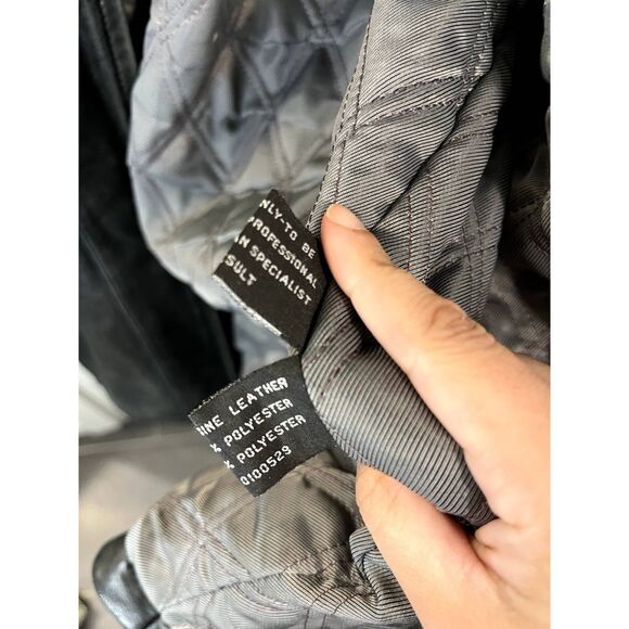 Vintage Steve Madden Men's Leather Jacket Size Small - Picture 12 of 12
